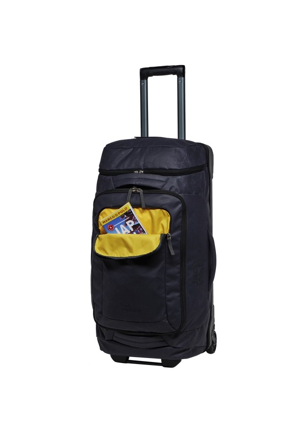 Black Women Jack Wolfskin Traveltopia Wheeler 80 Suitcases | 53161506
