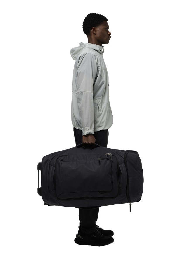 Black Women Jack Wolfskin Traveltopia Wheeler 80 Suitcases | 53161506