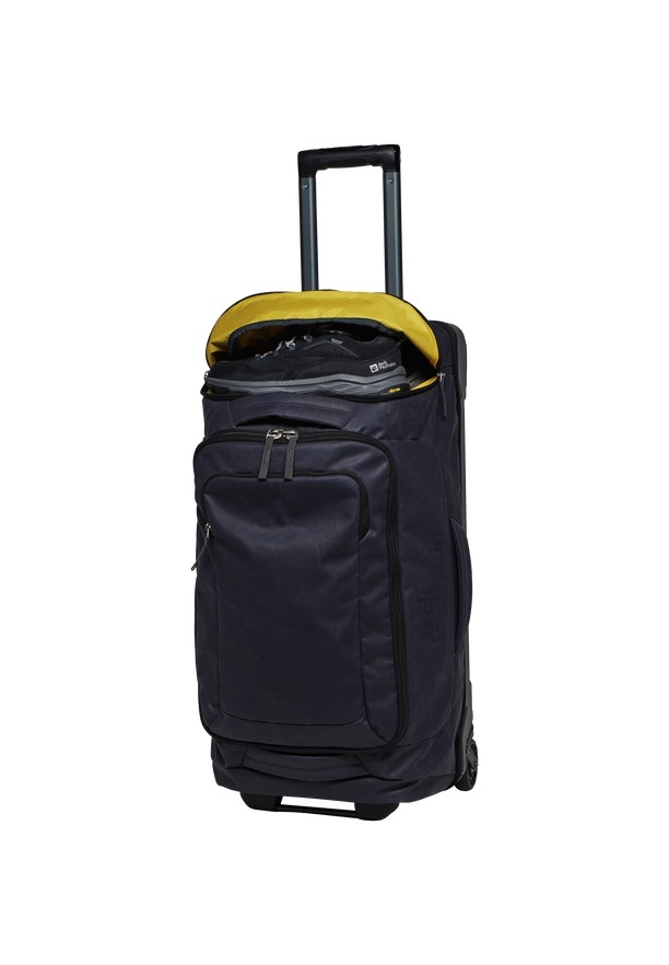 Black Women Jack Wolfskin Traveltopia Wheeler 80 Suitcases | 53161506