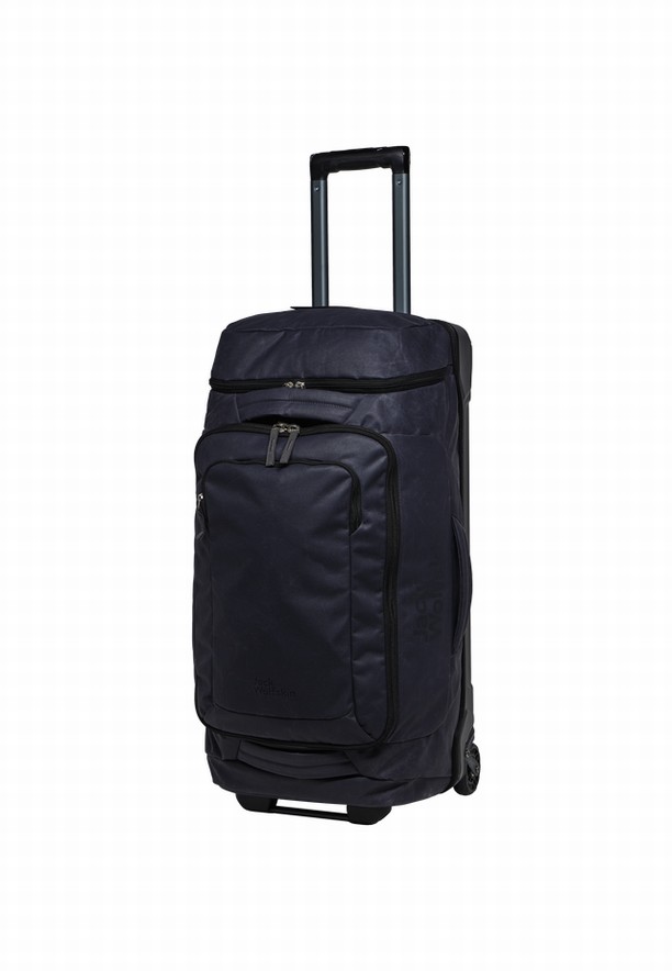 Black Women Jack Wolfskin Traveltopia Wheeler 80 Suitcases | 53161506