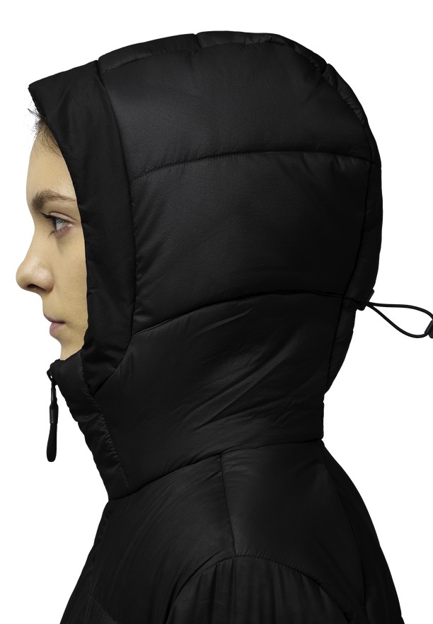Black Women Jack Wolfskin Wandermood Down Coats | 30319482