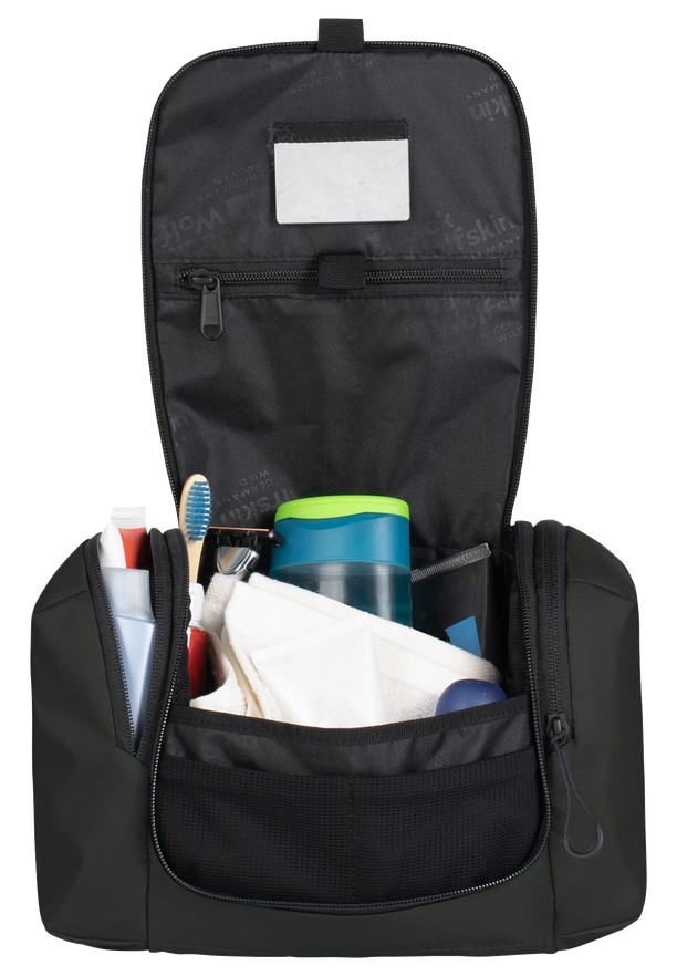 Black Women Jack Wolfskin Wandermood Wash Bag | 93055197