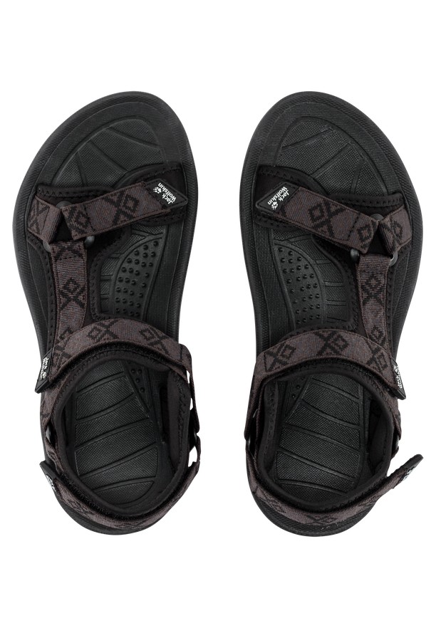 Black Women Jack Wolfskin Wave Breaker Sandals | 81565453