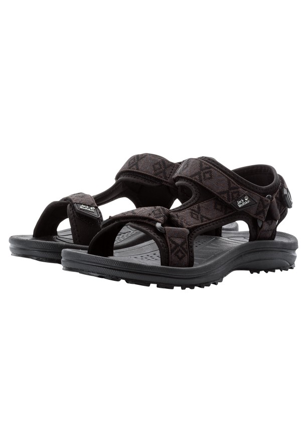Black Women Jack Wolfskin Wave Breaker Sandals | 81565453