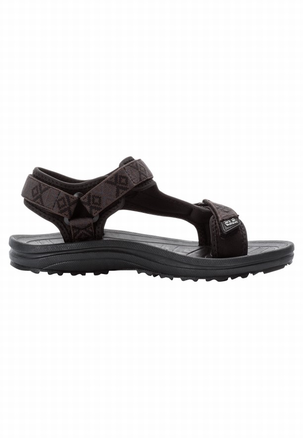 Black Women Jack Wolfskin Wave Breaker Sandals | 81565453