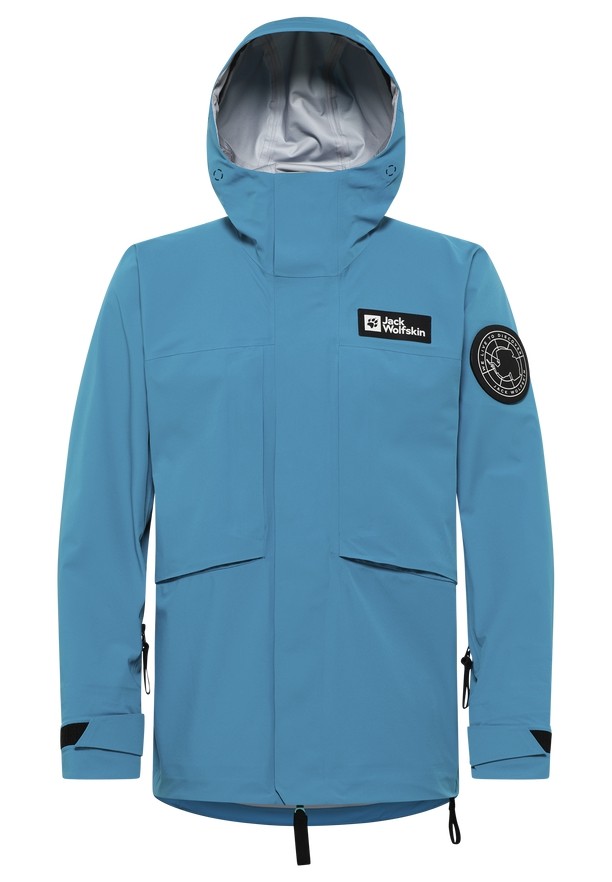 Blue Women Jack Wolfskin Expdn 3l Rain Jackets | 60294814