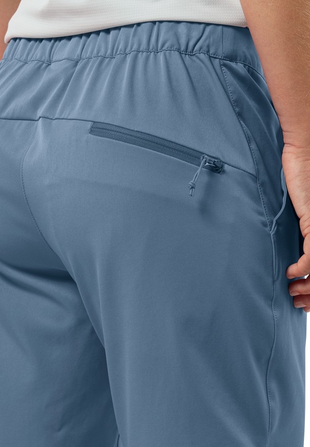 Blue Women Jack Wolfskin Hiking Alpine Shorts | 88069150