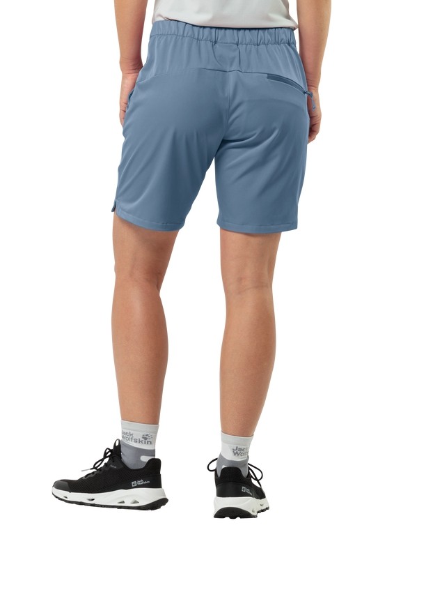 Blue Women Jack Wolfskin Hiking Alpine Shorts | 88069150