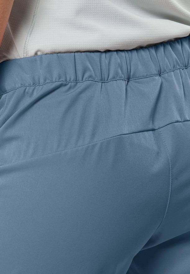 Blue Women Jack Wolfskin Hiking Alpine Shorts | 88069150