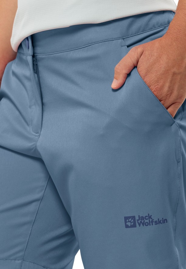 Blue Women Jack Wolfskin Hiking Alpine Shorts | 88069150