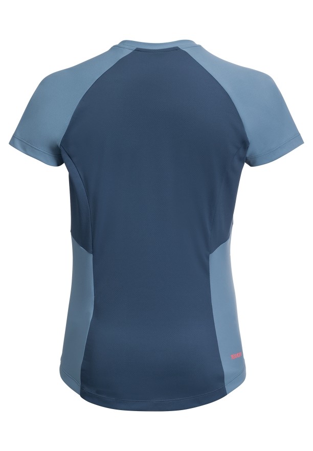 Blue Women Jack Wolfskin Narrows T Shirts | 33389688