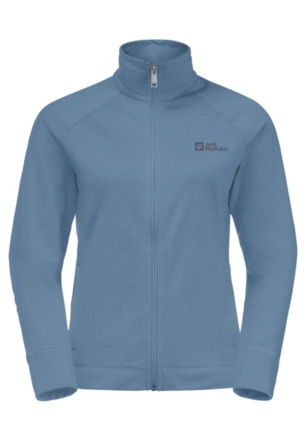 Blue Women Jack Wolfskin Waldsee Fleece Jackets | 17418552