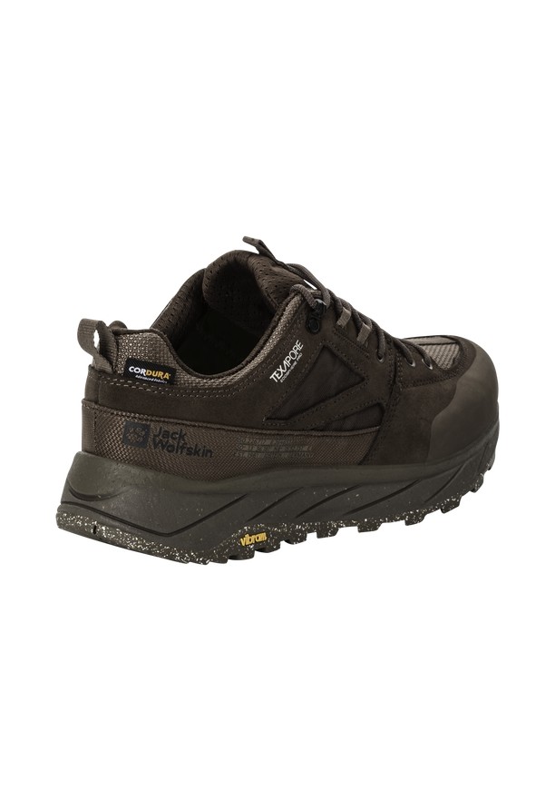 Brown Men Jack Wolfskin Terraquest Texapore Low Hiking Shoes | 59429401