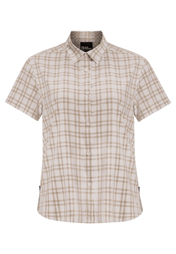 Brown Women Jack Wolfskin Febla Shirts | 90770728