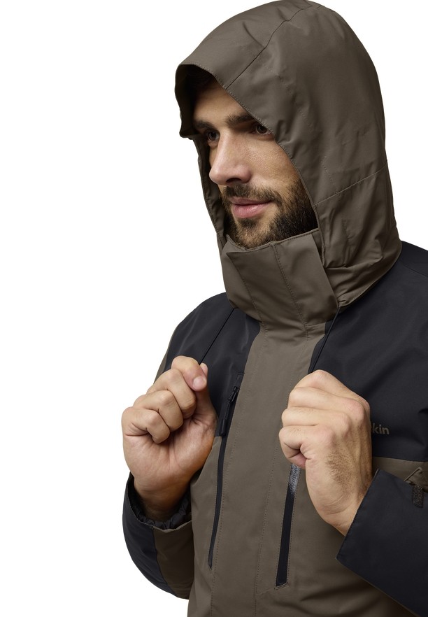 Coffee Men Jack Wolfskin Jasper 3in1 Jackets | 35989572