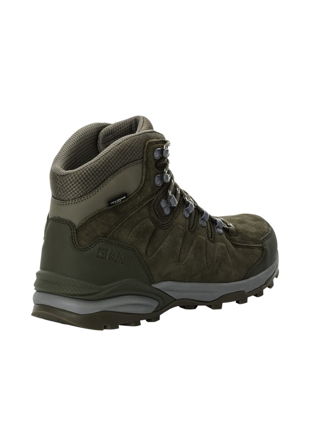 Coffee Men Jack Wolfskin Refugio Texapore Mid Hiking Shoes | 58018433