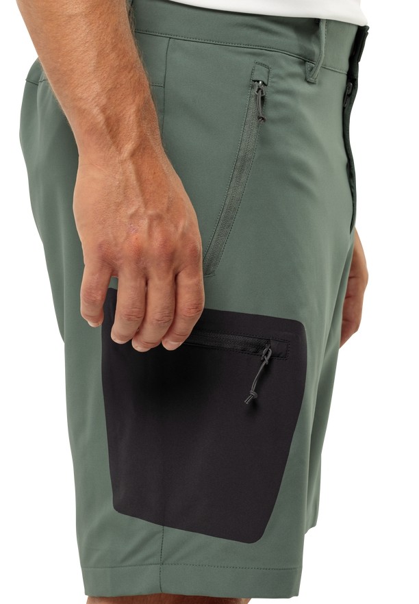 Green Men Jack Wolfskin Active Track Shorts | 10590530