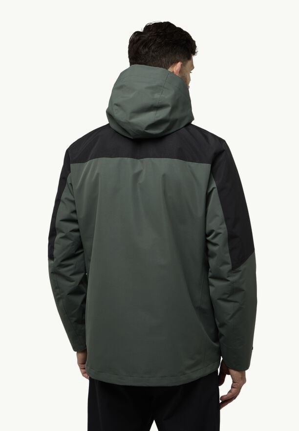Green Men Jack Wolfskin Romberg 3in1 Jackets | 27778256