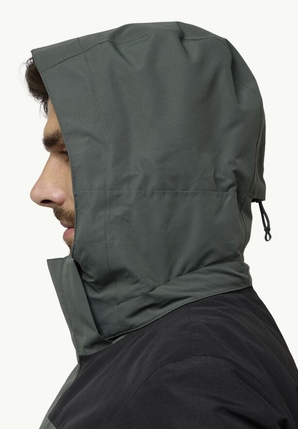 Green Men Jack Wolfskin Romberg 3in1 Jackets | 27778256