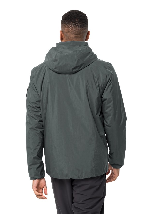 Green Men Jack Wolfskin Textor Rain Jackets | 31589592