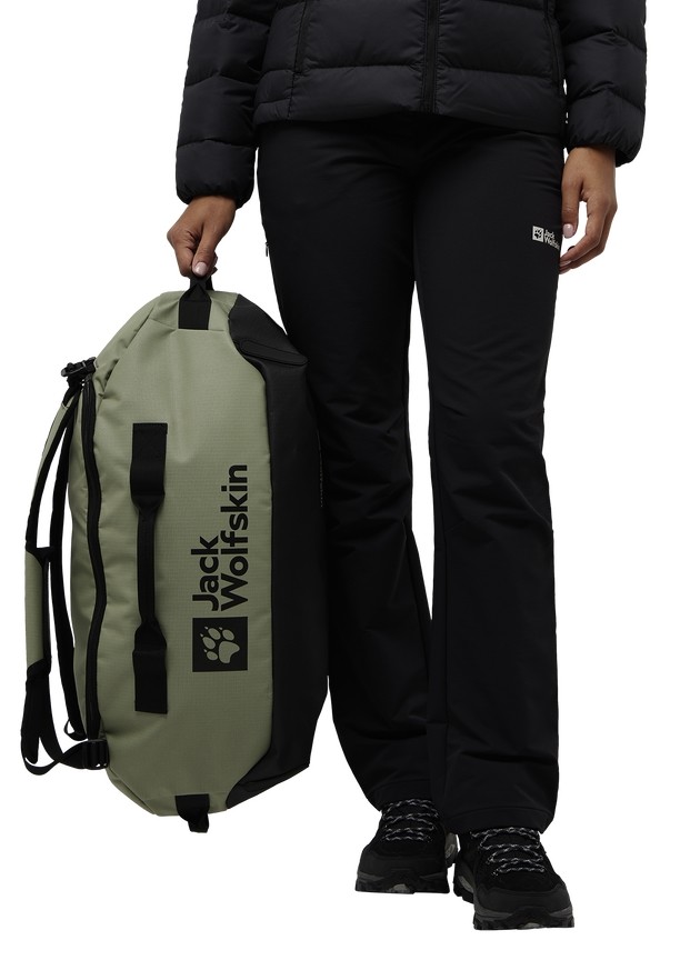 Grey Men Jack Wolfskin All-in 35 Duffle Bags | 23574459