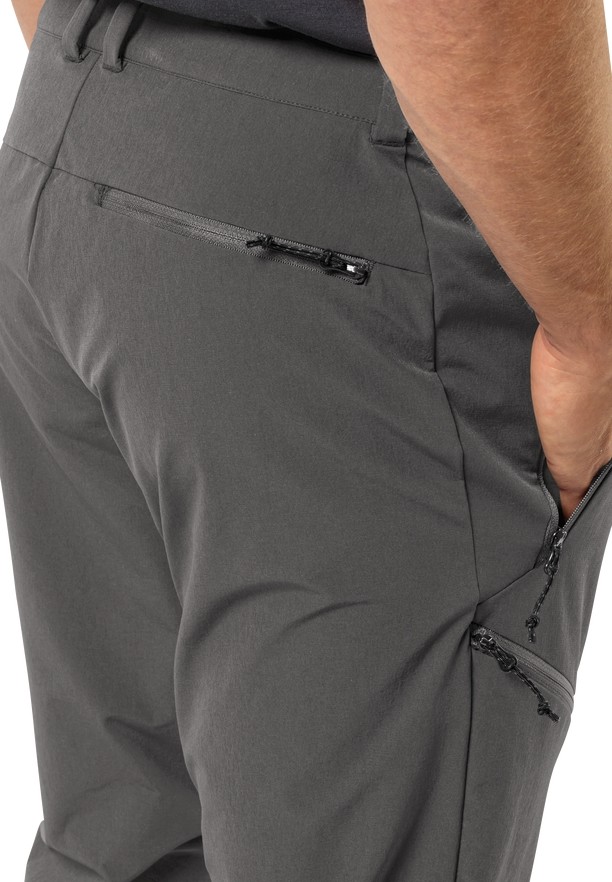 Grey Men Jack Wolfskin Holdsteig Hiking Pants | 86686678