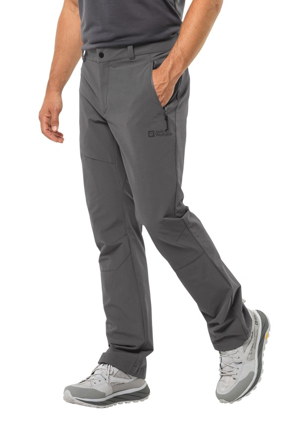 Grey Men Jack Wolfskin Holdsteig Hiking Pants | 86686678