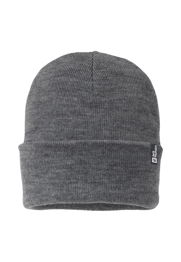 Grey Men Jack Wolfskin Rib Beanie | 88790930