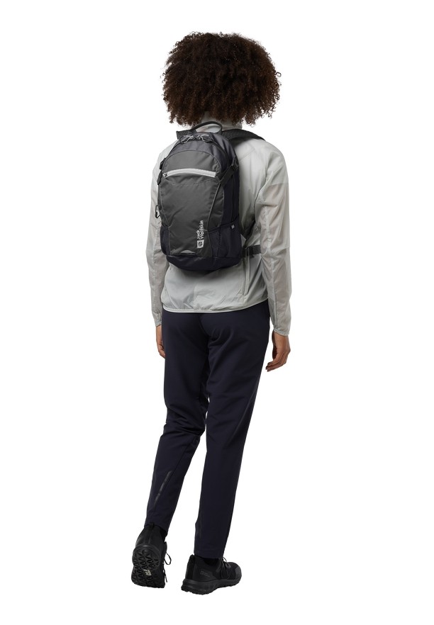 Grey Men Jack Wolfskin Velocity 12 Bike Backpack | 40522141