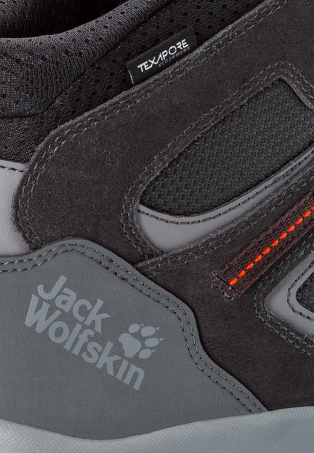 Grey Men Jack Wolfskin Vojo 3 Texapore Mid Hiking Shoes | 65393662