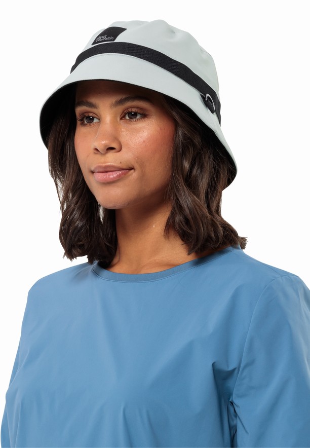 Grey Men Jack Wolfskin Wandermood Bucket Hats | 96295332