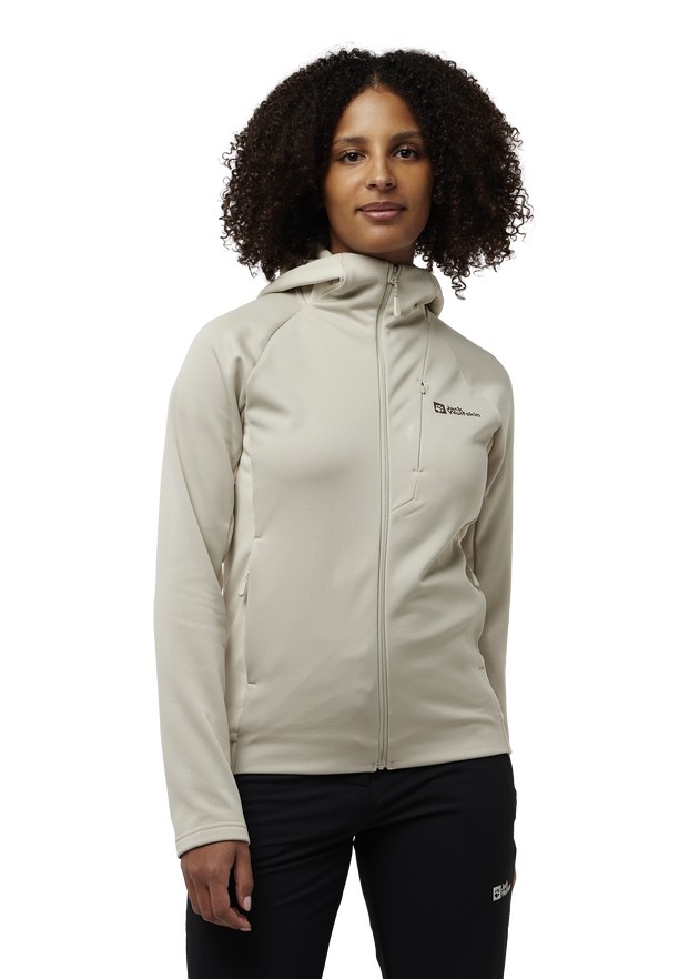 Grey Women Jack Wolfskin Alpgrat Xt Fleece Jackets | 78953591