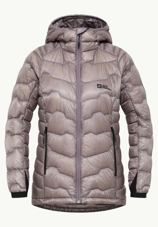 Grey Women Jack Wolfskin Alpspitze Down Jackets | 92835225