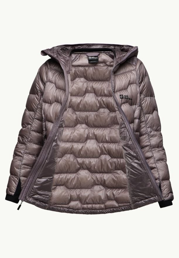 Grey Women Jack Wolfskin Alpspitze Down Jackets | 92835225