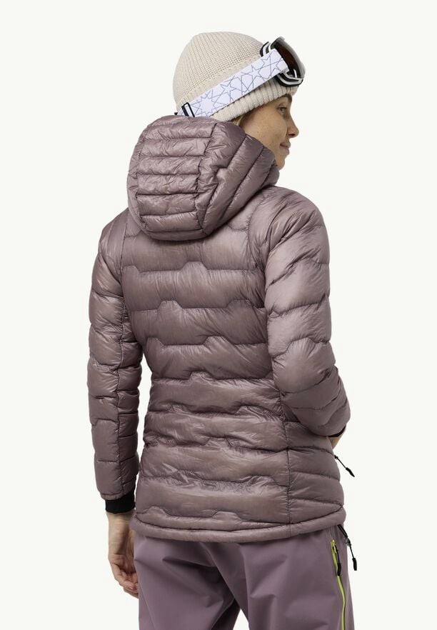 Grey Women Jack Wolfskin Alpspitze Down Jackets | 92835225