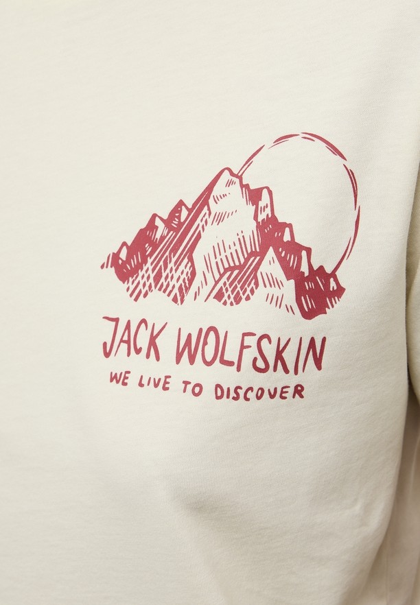 Grey Women Jack Wolfskin Bergblick T Shirts | 18468962