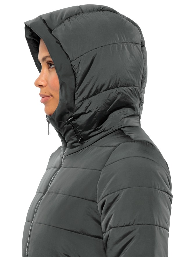 Grey Women Jack Wolfskin Eisbach Coats | 11212152