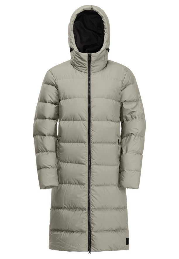 Grey Women Jack Wolfskin Frozen Palace Down Coats | 77730801