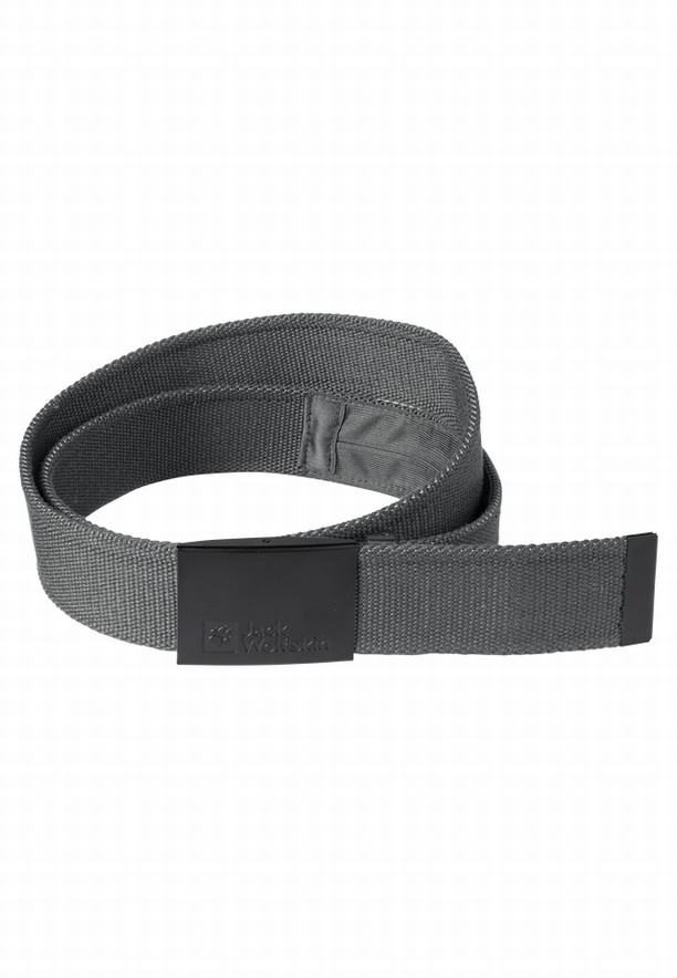 Grey Women Jack Wolfskin Hidden Belts | 67038804