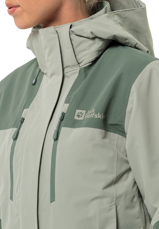 Grey Women Jack Wolfskin Jasper 2l Rain Jackets | 16214275