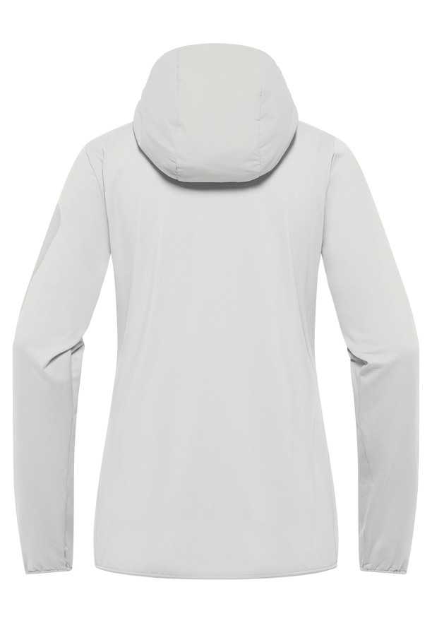 Grey Women Jack Wolfskin Prelight Trail Hoody T Shirts | 46898337