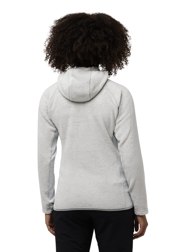 Grey Women Jack Wolfskin Rotwand Hooded Fz Fleece Jackets | 33212961