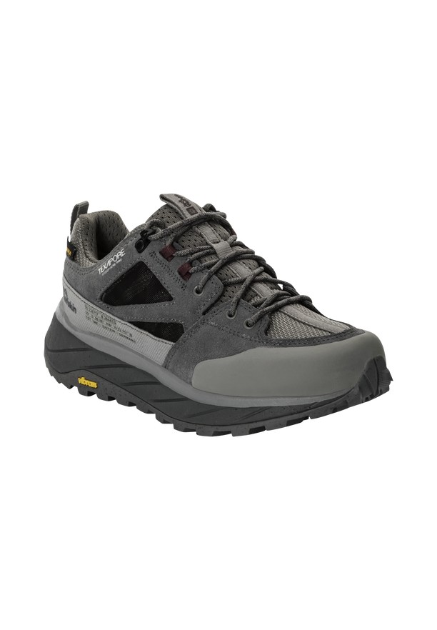 Grey Women Jack Wolfskin Terraquest Texapore Low Hiking Shoes | 48861037