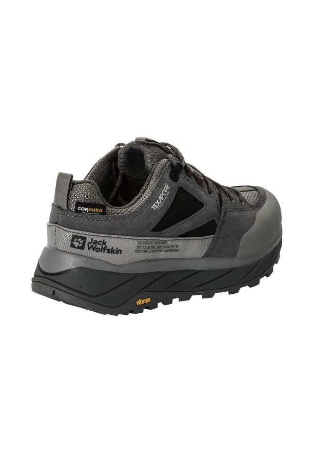 Grey Women Jack Wolfskin Terraquest Texapore Low Hiking Shoes | 48861037