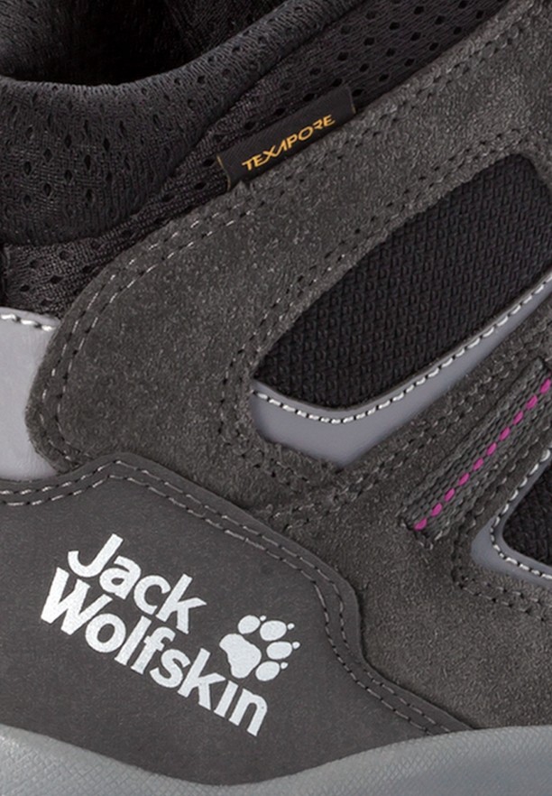 Grey Women Jack Wolfskin Vojo 3 Texapore Mid Hiking Shoes | 44477418