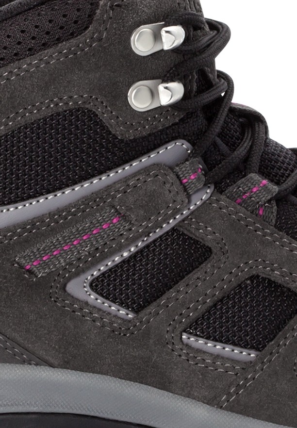 Grey Women Jack Wolfskin Vojo 3 Texapore Mid Hiking Shoes | 44477418