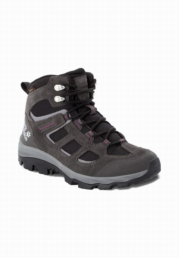 Grey Women Jack Wolfskin Vojo 3 Texapore Mid Hiking Shoes | 44477418