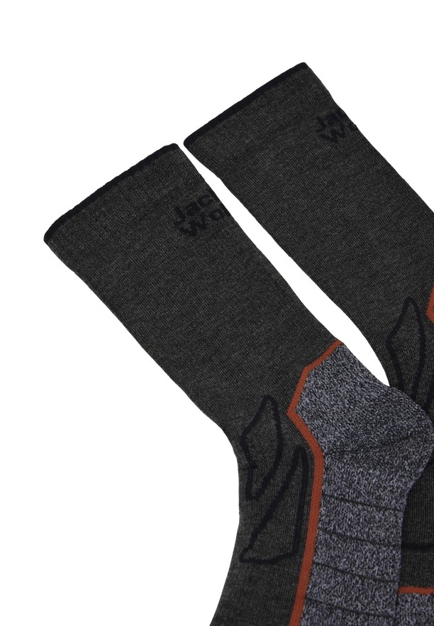 Grey Women Jack Wolfskin Vojo Cl C Socks | 93838214
