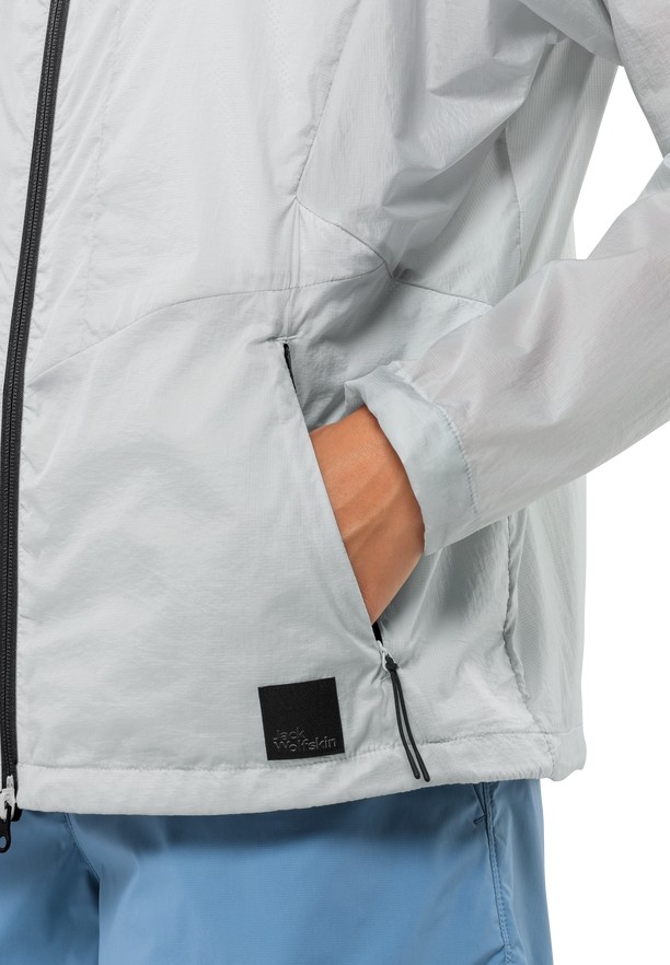 Grey Women Jack Wolfskin Wanderjahr Softshell Jackets | 21033176