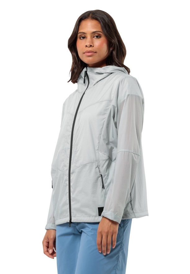 Grey Women Jack Wolfskin Wanderjahr Softshell Jackets | 21033176